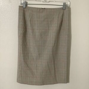 Express Y2K Plaid Office Siren English Countryside Preppy Old Money Skirt Sz 2